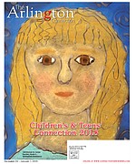 Self portrait of student on the cover of Arlington Connections