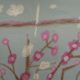 Oil pastel of cherry blossom tree