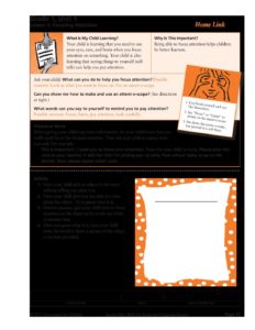 1st Grade - Focusing