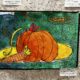 Student artwork of a pumpkin