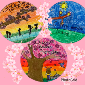 Cherry Blossom Protector Button Artwork Winners